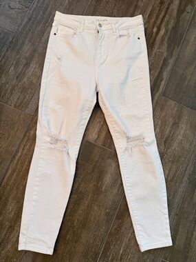Cello White Ripped Skinny Jeans